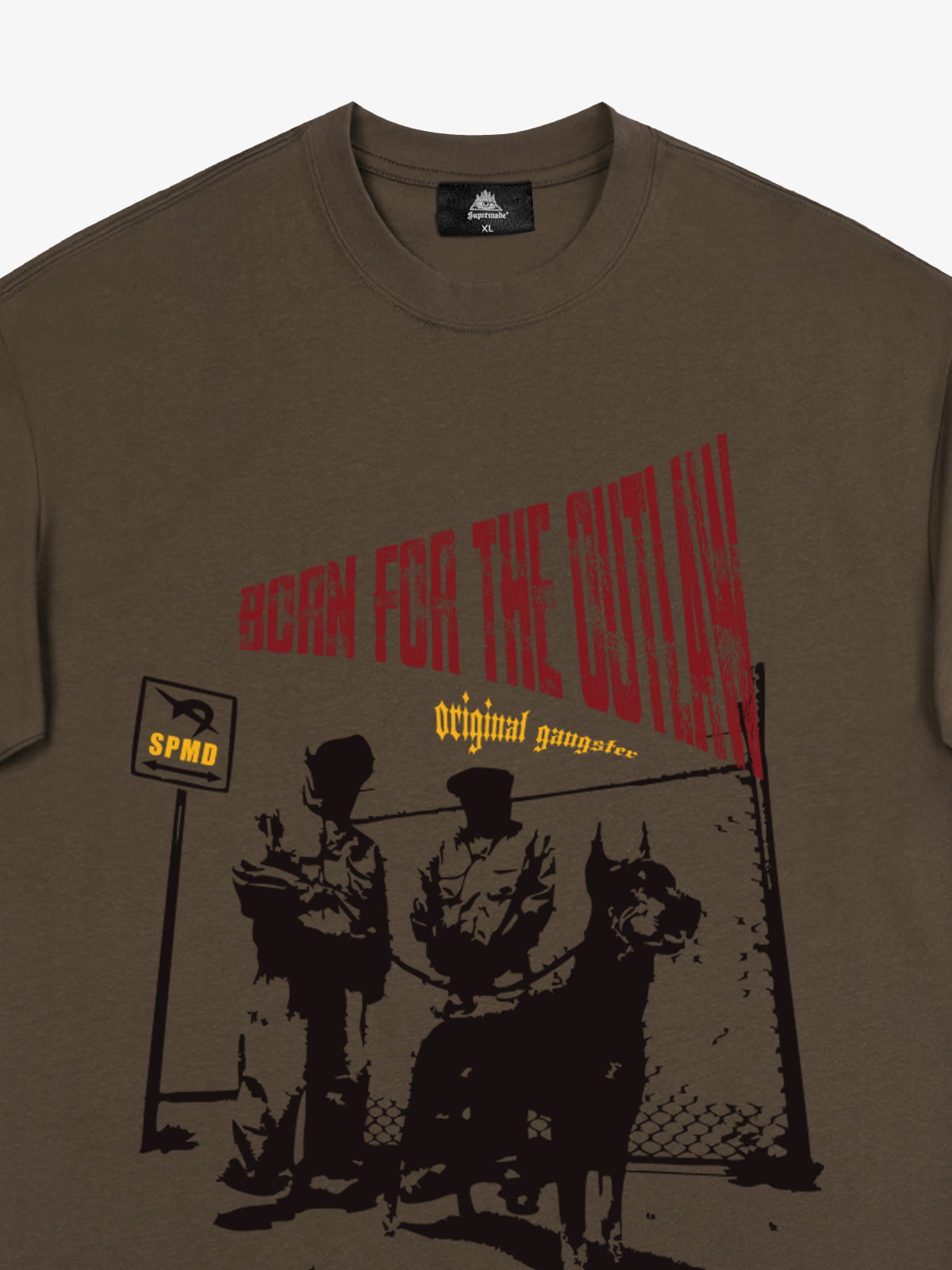 Original “Born for the Outlaw” Graphic Print T-Shirt 