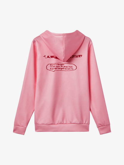 Thesupermade Line Painted Character Hoodie 