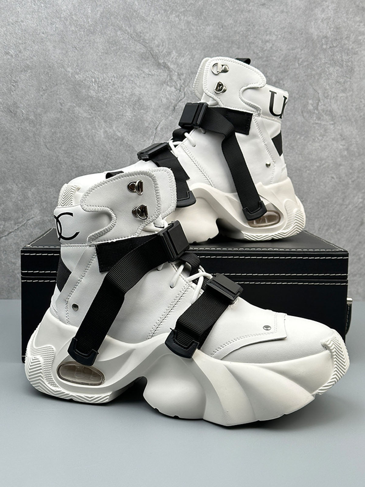 Dual-Strap Stealth Runner Boots 