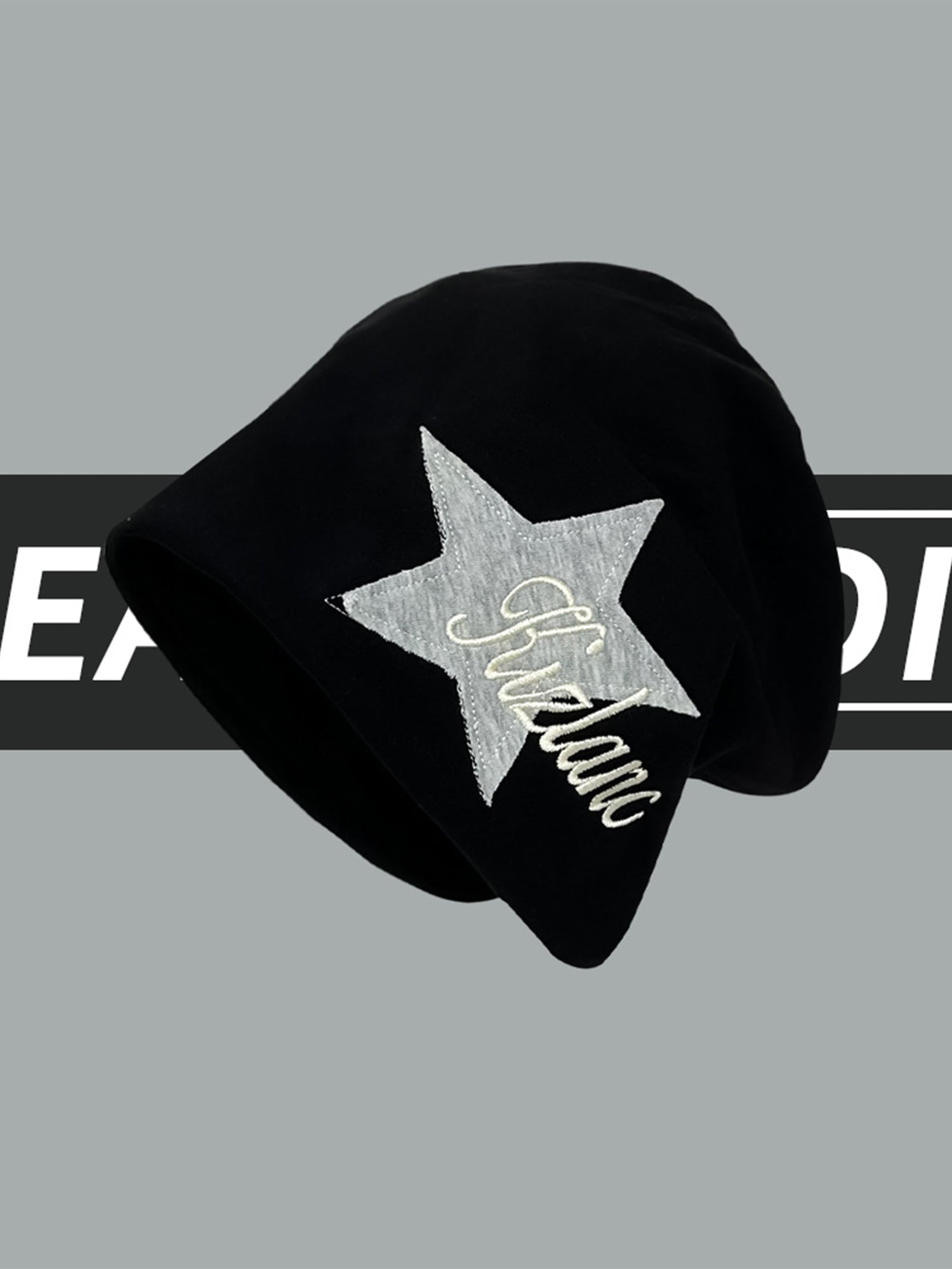 Thesupermade Star Embroidered Wrap Hat - 1703 