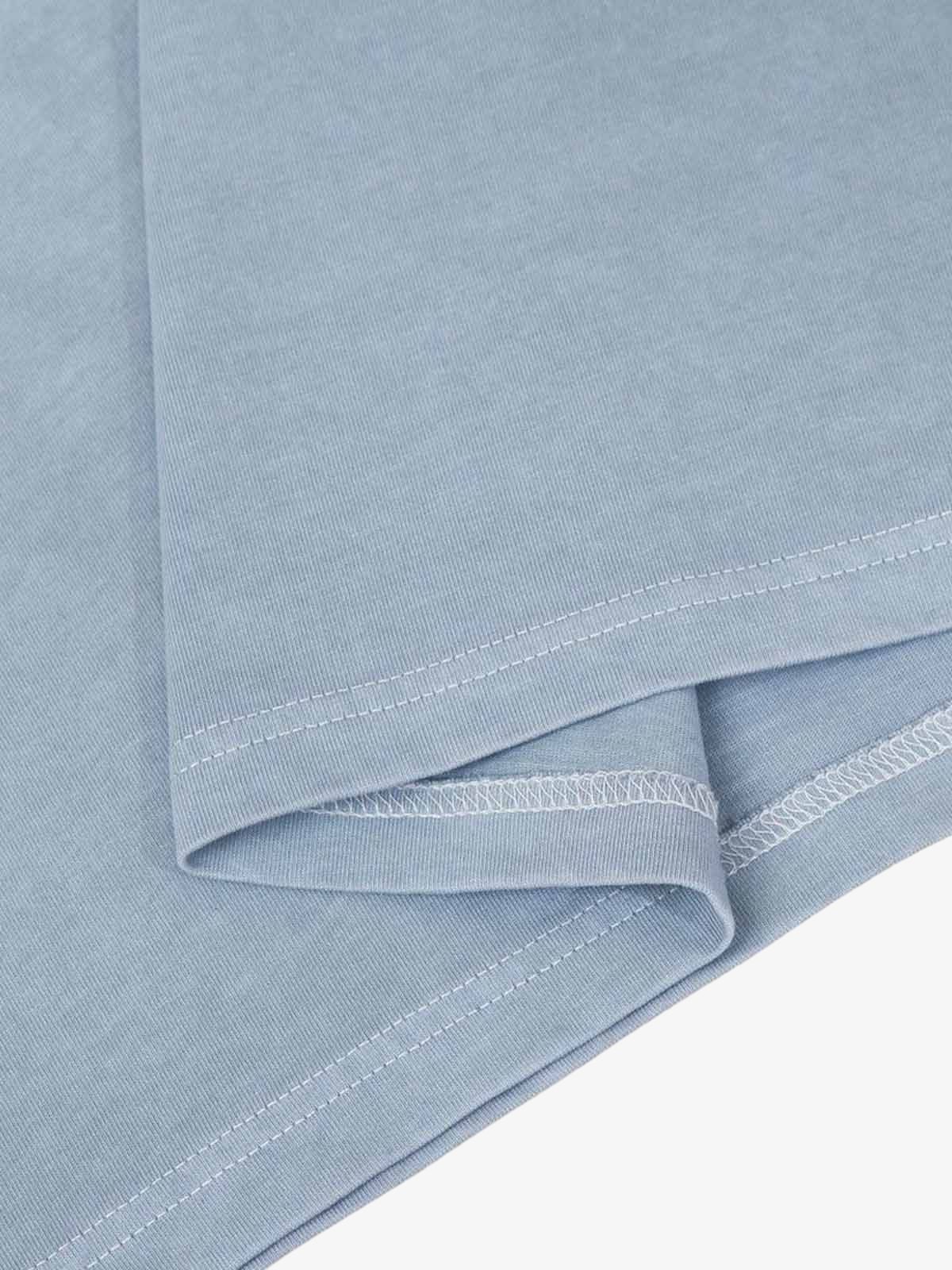 Washed Jersey Welt Stitching T-shirt 