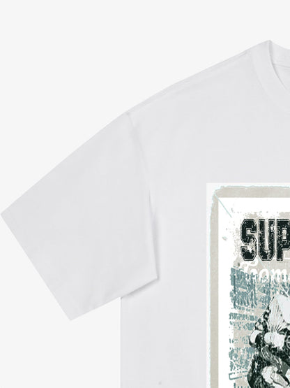 Super Bowl Football Print T-Shirt 