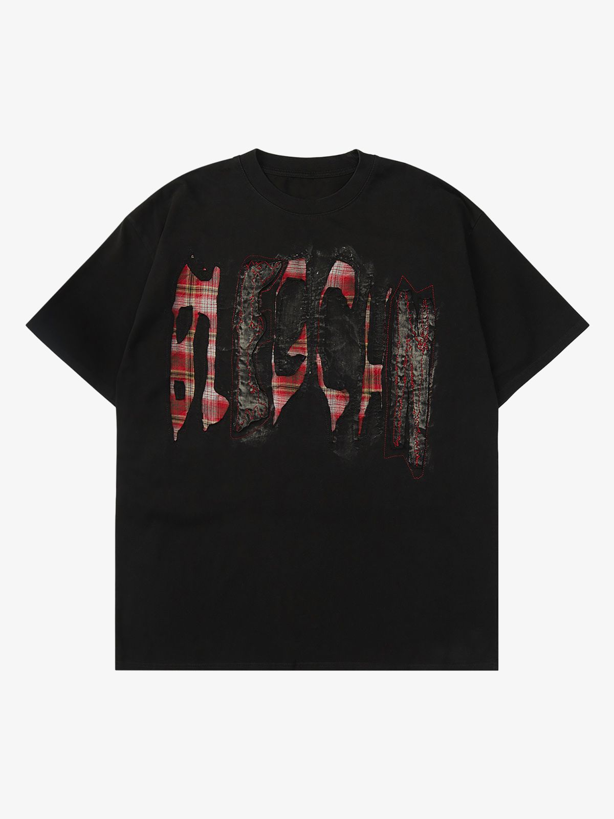 Thesupermade Street Contrast Color Embroidered T-shirt 