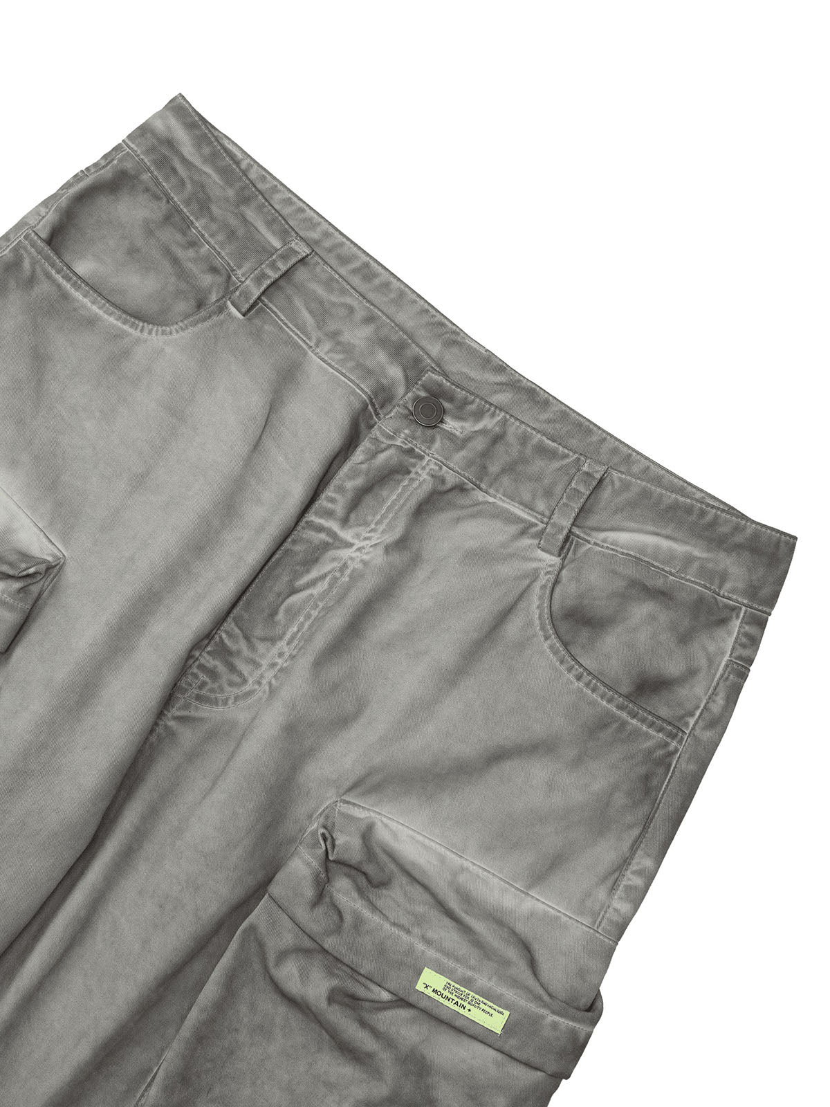 Thesupermade Vintage Wasteland Style Multi Pocket Work Pants