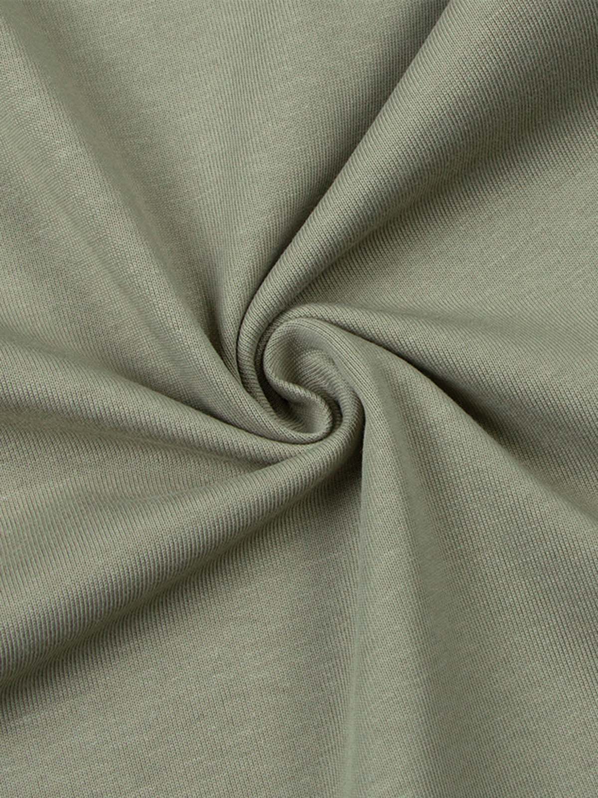 Quick-Dry Contrast Color Quarter Zip Up T-shirt 