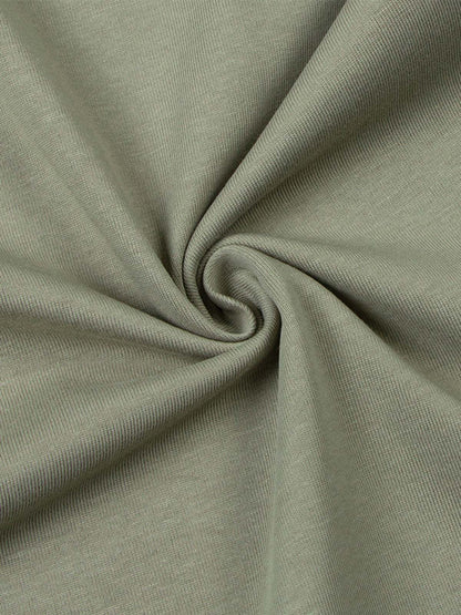 Quick-Dry Contrast Color Quarter Zip Up T-shirt 