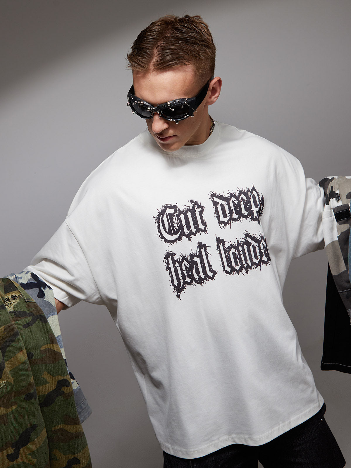 Original "Cut Deep Heal Louder" Graphic T-Shirt 