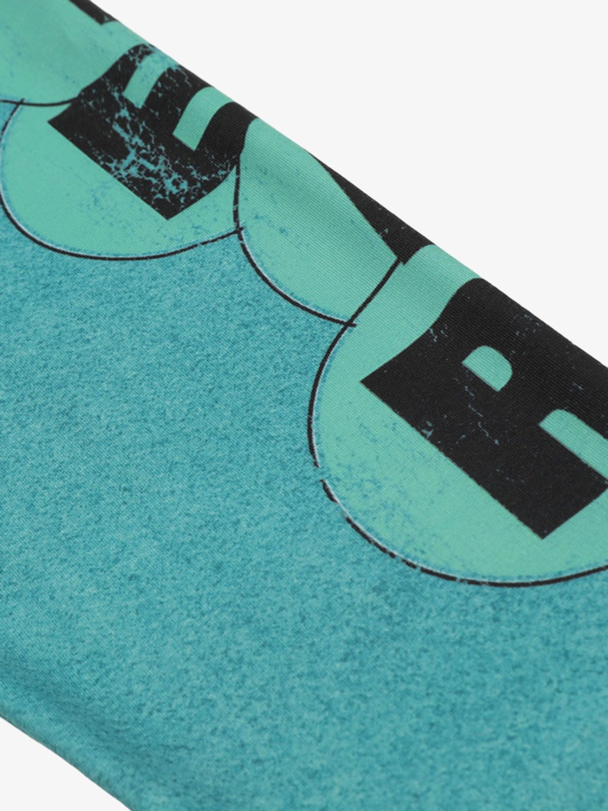 Washed Lettering Print Long Sleeve T-shirt 