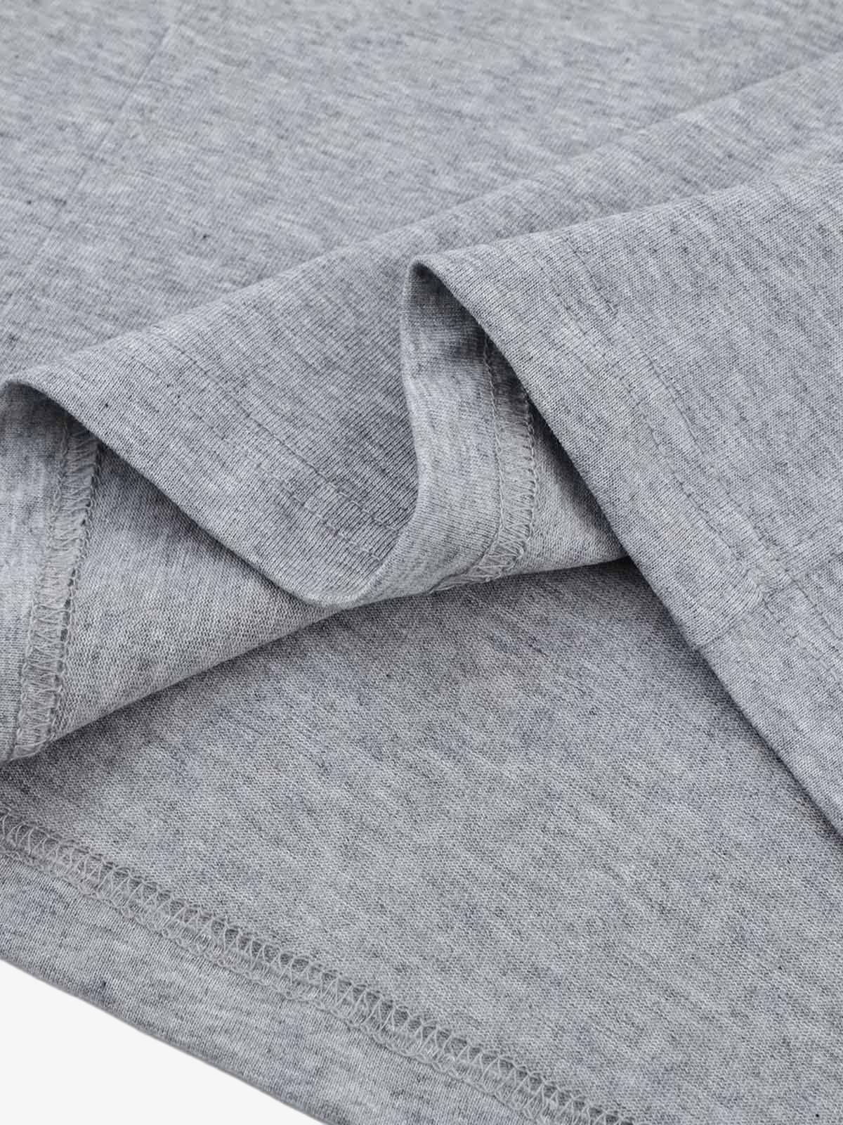 Retro Motorcycle Pleated Patch T-shirt 