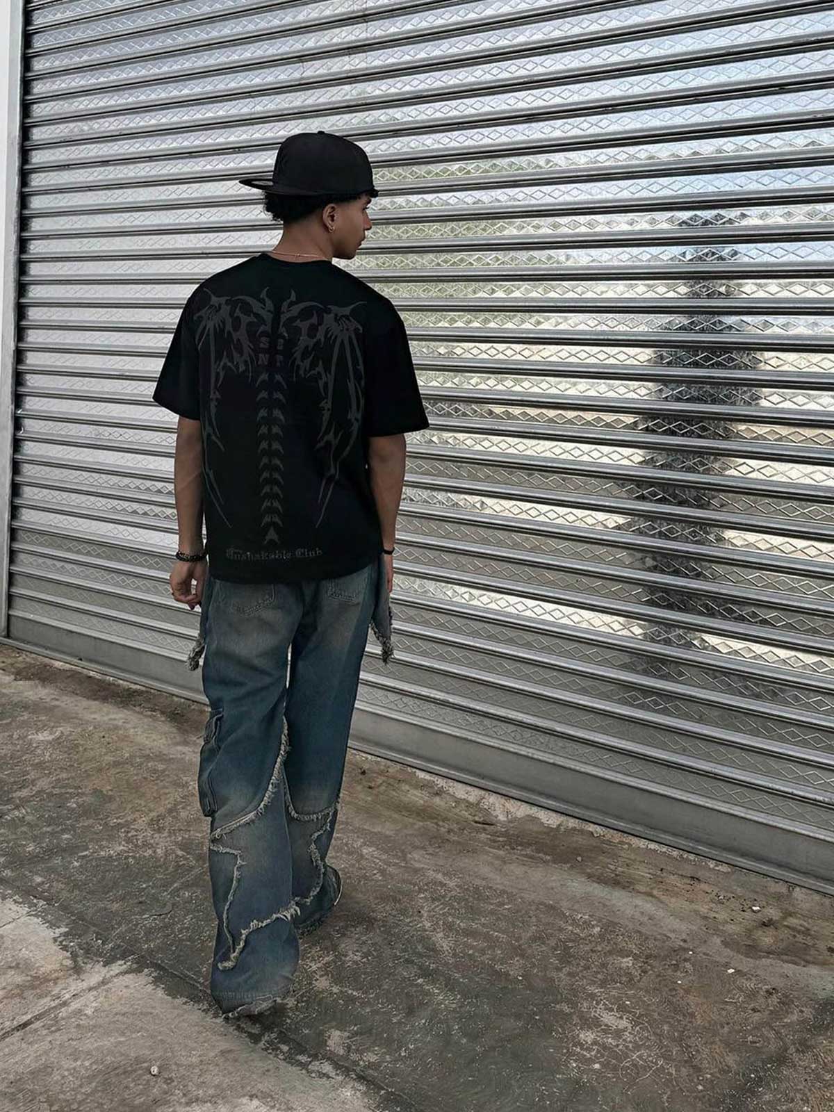 Thesupermade Skeleton Vintage T-shirt - 1642 