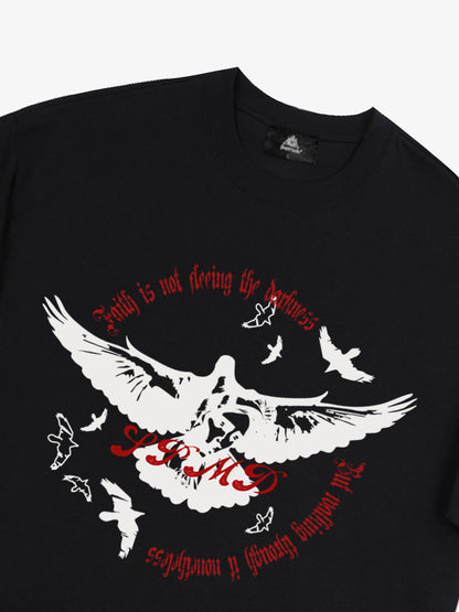 Original Vintage Washed Slogan Graphic T-Shirt 