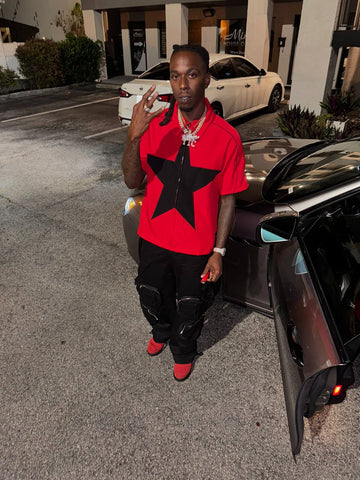 Thesupermade Star Zipper Design Shirt -1575 