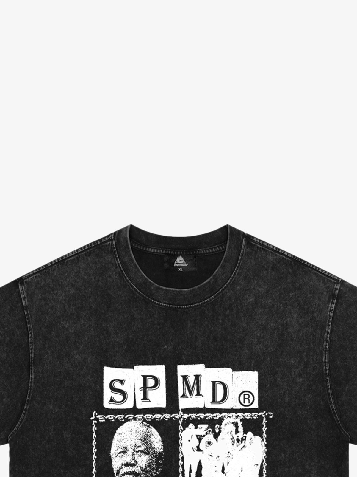 Original Street Protrait Graphic Print T-Shirt 
