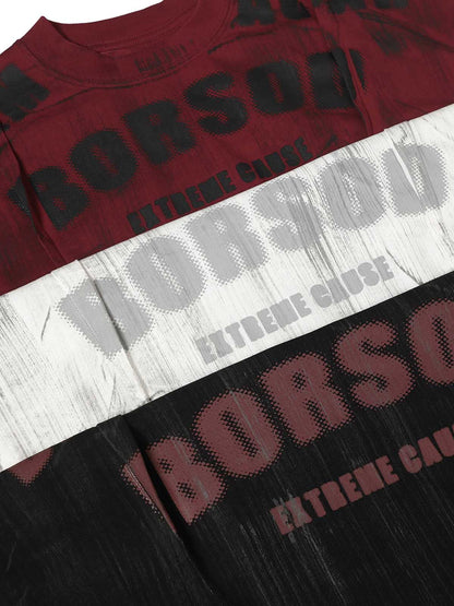 Wasteland Dirty Dye Oversized Graphic T-Shirt 