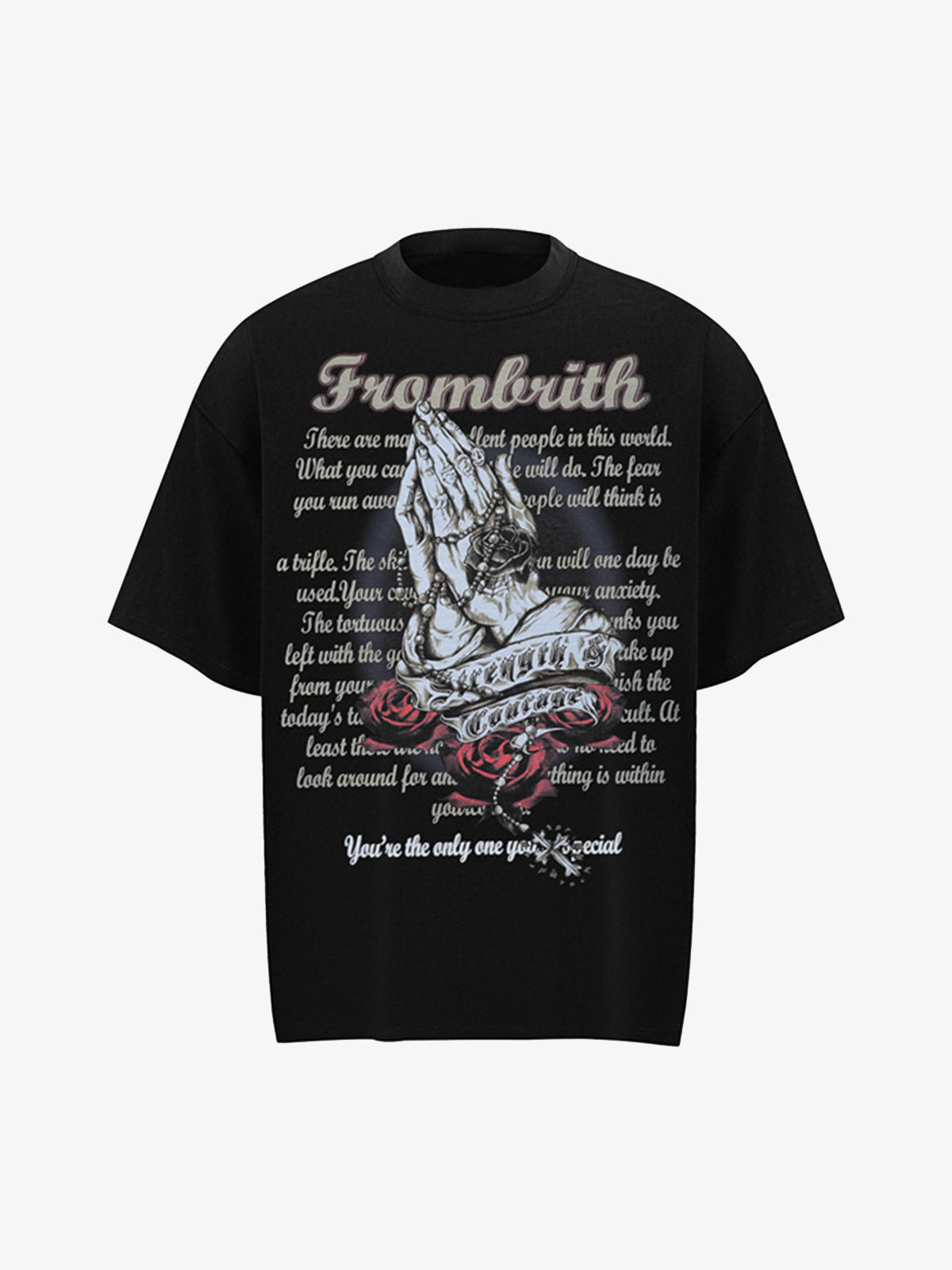 Inspirational Quote Graphic T-Shirt 