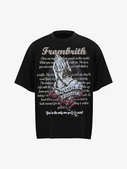 Inspirational Quote Graphic T-Shirt 