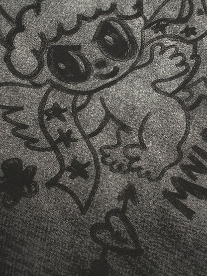 Oversized Angel Graphic T-Shirt 