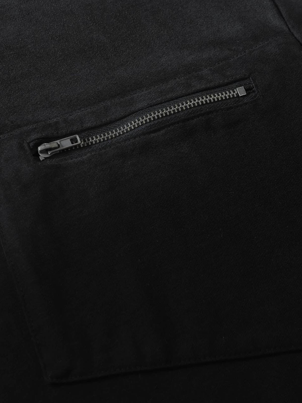 Street Dirty-Dye Distressed Cut Pocket T-shirt 