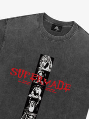 Mary Vintage-Inspired Graphic Design T-Shirt 