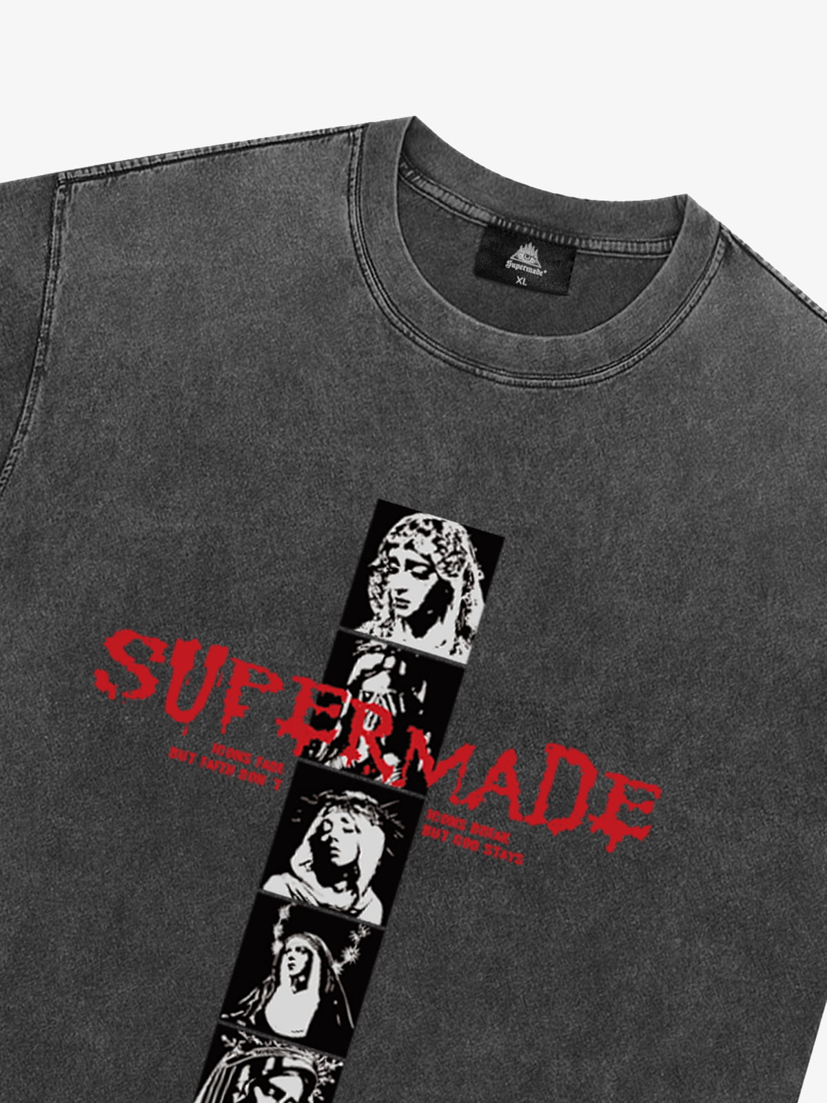 Mary Vintage-Inspired Graphic Design T-Shirt 