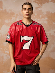 Original "SUPER 7" V-Neck Jersey T-SHIRT - 2424 