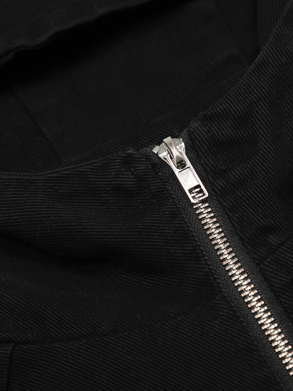 Washed Distressed Patchwork Work Hooded Jacket 