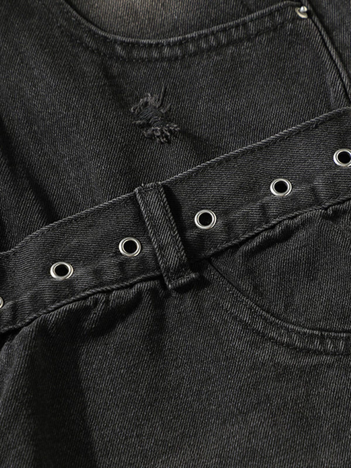 Vintage Washed Distressed Jeans 