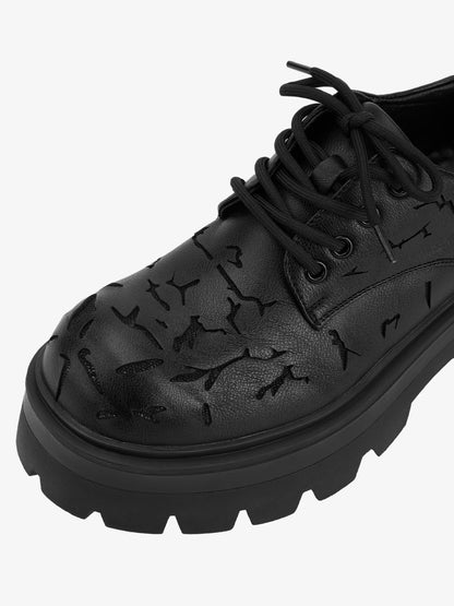 Thesupermade High Street Crackle Leather Shoes - 2182 