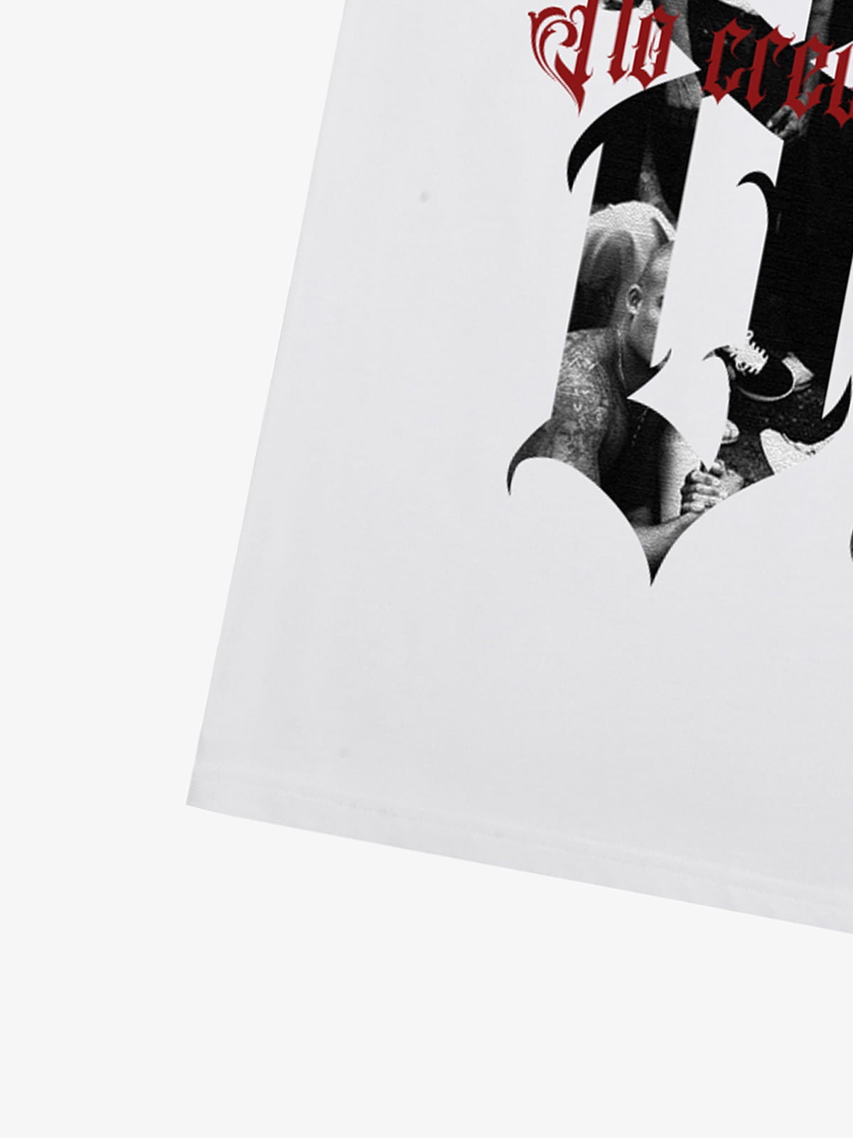 Original Photograph Letter Oversized Graphic T-Shirt 