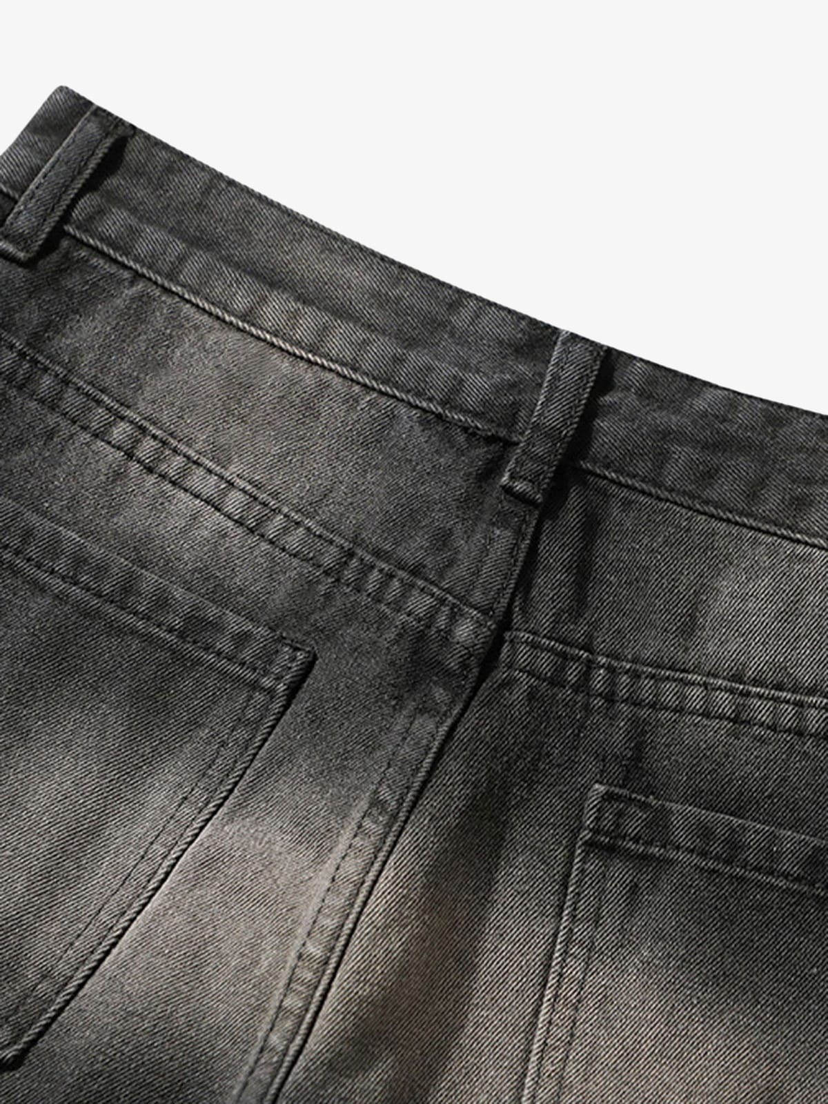 Vintage Washed Distressed Jeans 