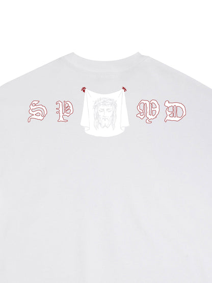 Original Skull and Jesus  Print T-Shirt 