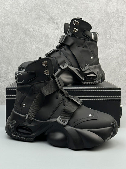 Dual-Strap Stealth Runner Boots 