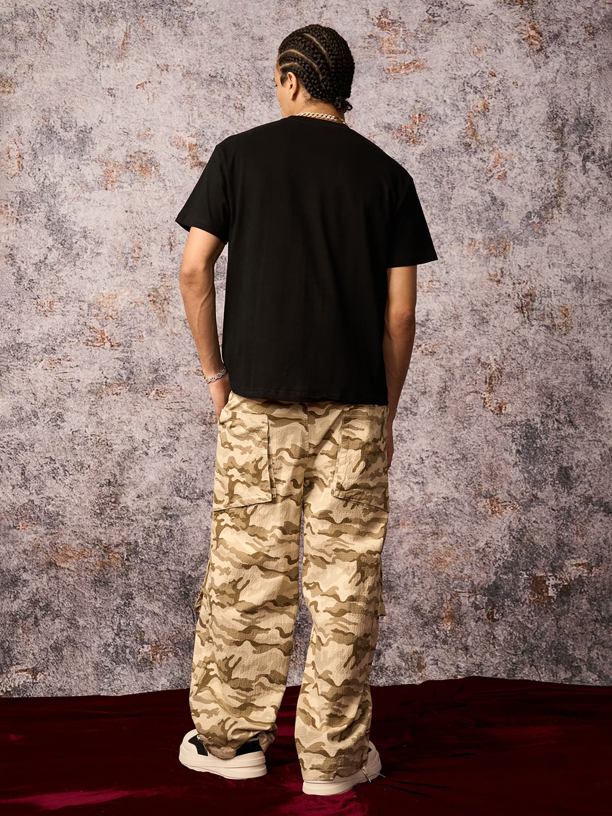 Phantom Letter Print T-shirt 