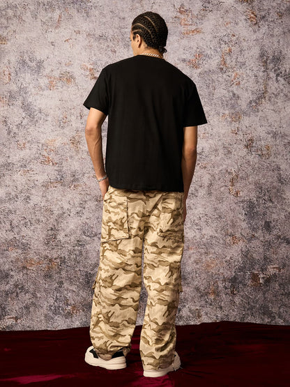 Phantom Letter Print T-shirt 