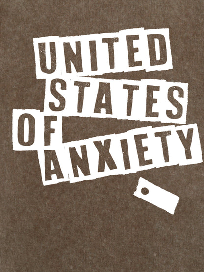 Original United States Of Anxiety Graphic T-Shirt 