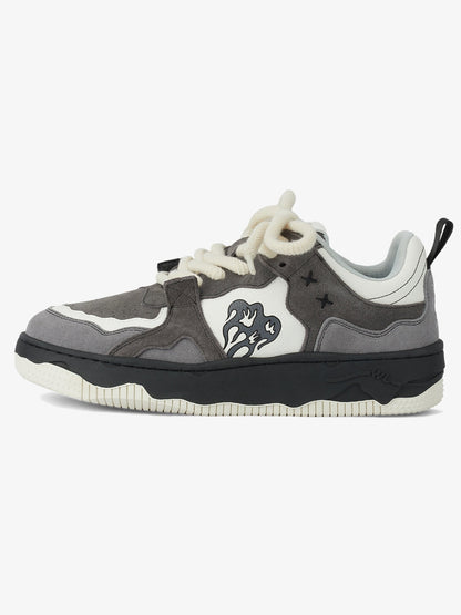 Monochrome Shadowwave Heavy-Duty Street Sneakers-1507 