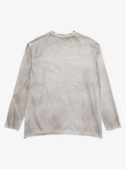 Thesupermade Washed Edge Long Sleeve T-Shirt 
