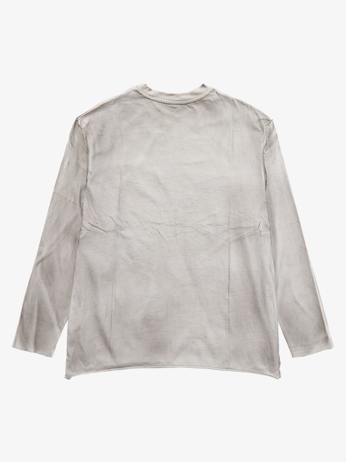 Thesupermade Washed Edge Long Sleeve T-shirt 