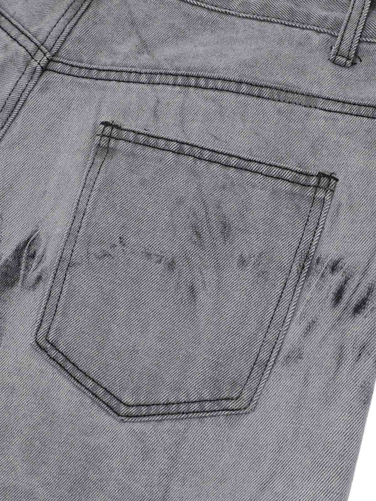 Distressed Washed Workwear Denim Set 