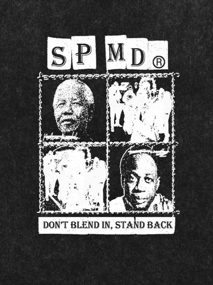 Original Street Protrait Graphic Print T-Shirt 