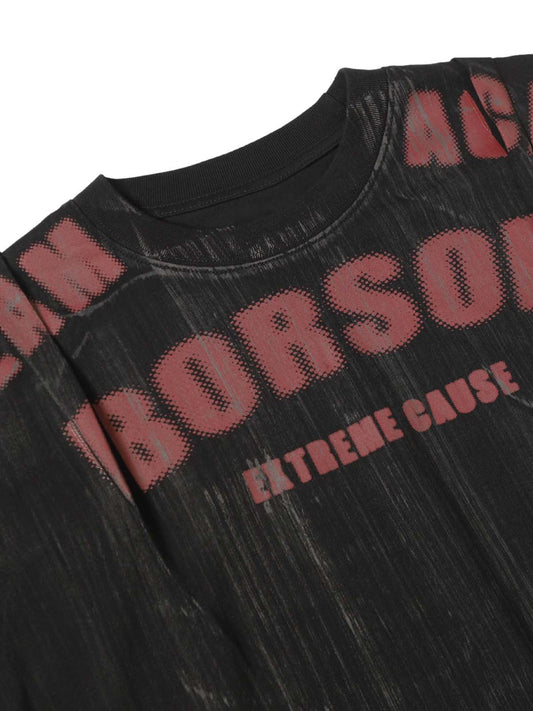 Wasteland Dirty Dye Oversized Graphic T-Shirt 
