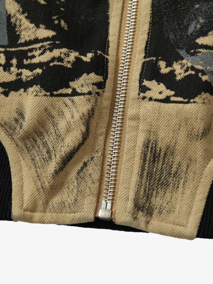 Wasteland Patchwork Graffiti Badge Detroit Jacket 