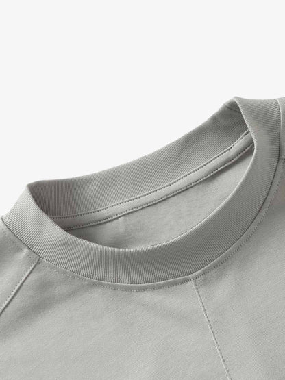 Retro Washed Deconstruction Functional Pocket T-shirt 