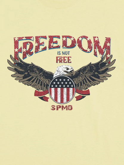 Original Freedom Eagle Print T-shirt 