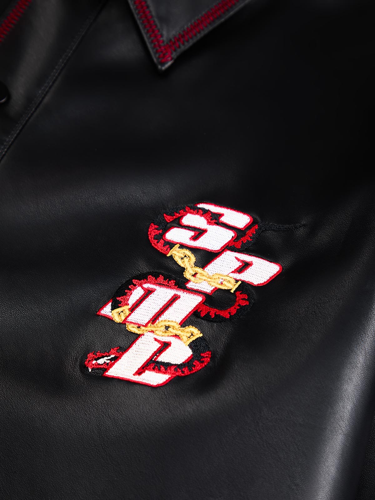 Original Embroidered Leather Shirt 