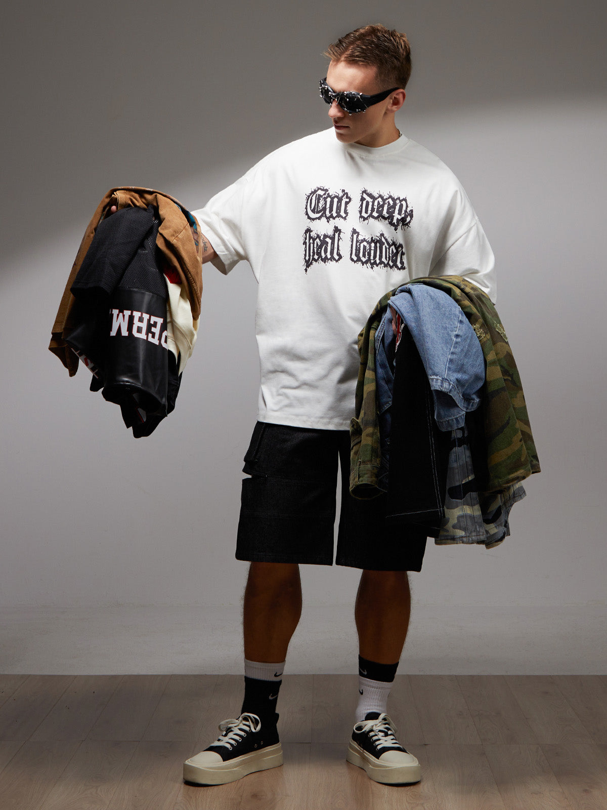 Original "Cut Deep Heal Louder" Graphic T-Shirt 