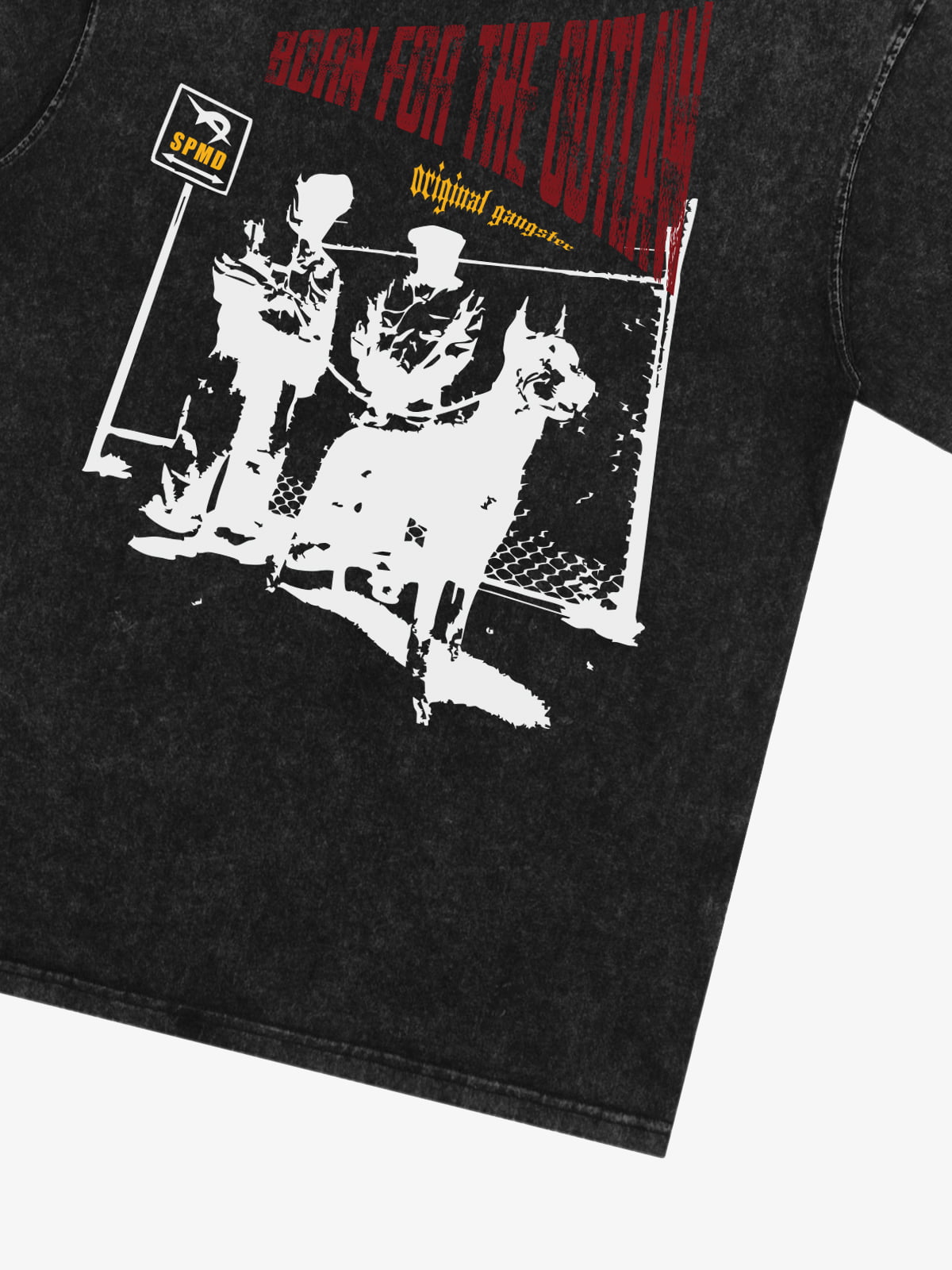 Original “Born for the Outlaw” Graphic Print T-Shirt 