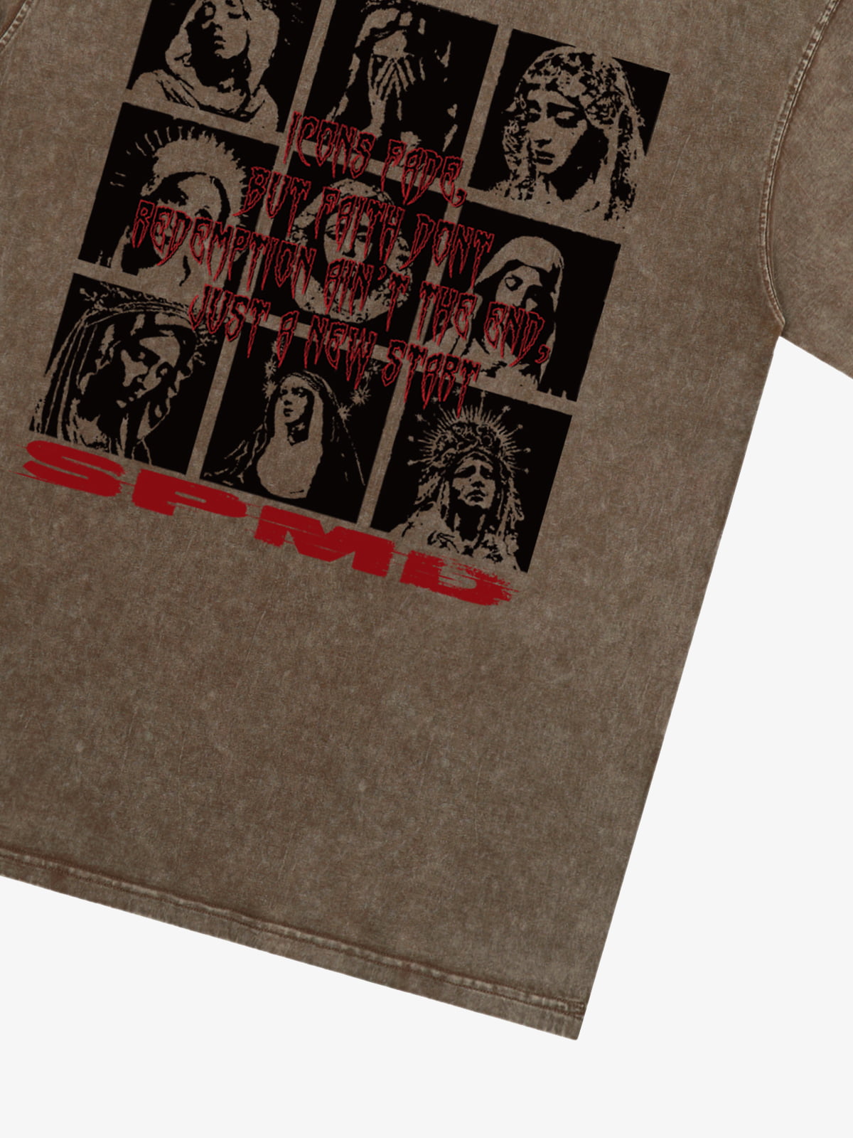 Original Saint Slogan Graphic T-Shirt 