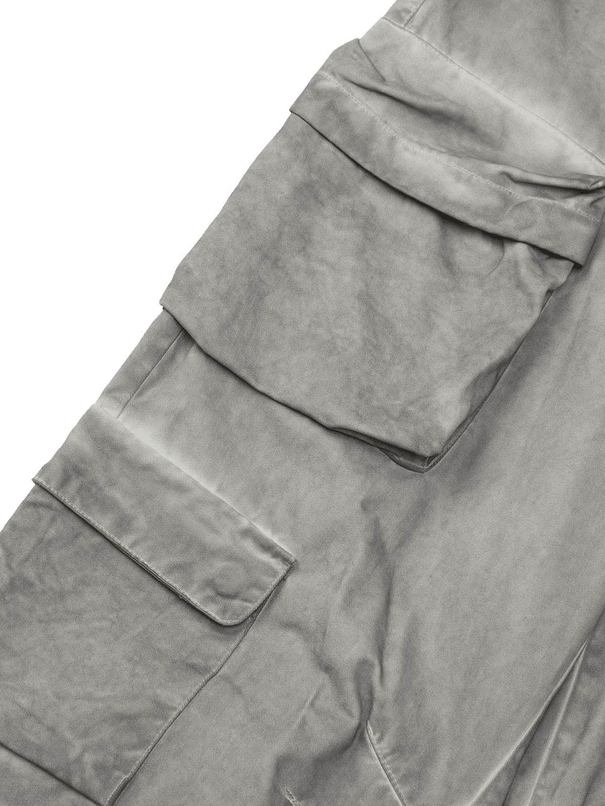 Thesupermade Vintage Wasteland Style Multi Pocket Work Pants