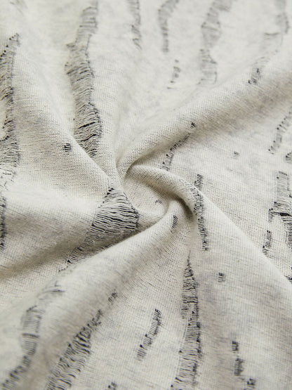 Thesupermade Faux Two-piece Distressed Woolen T-shirt - 2005 